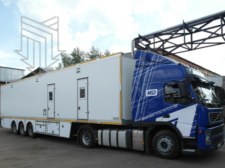Изотермический фургон для телевизионного оборудования Первого канала 